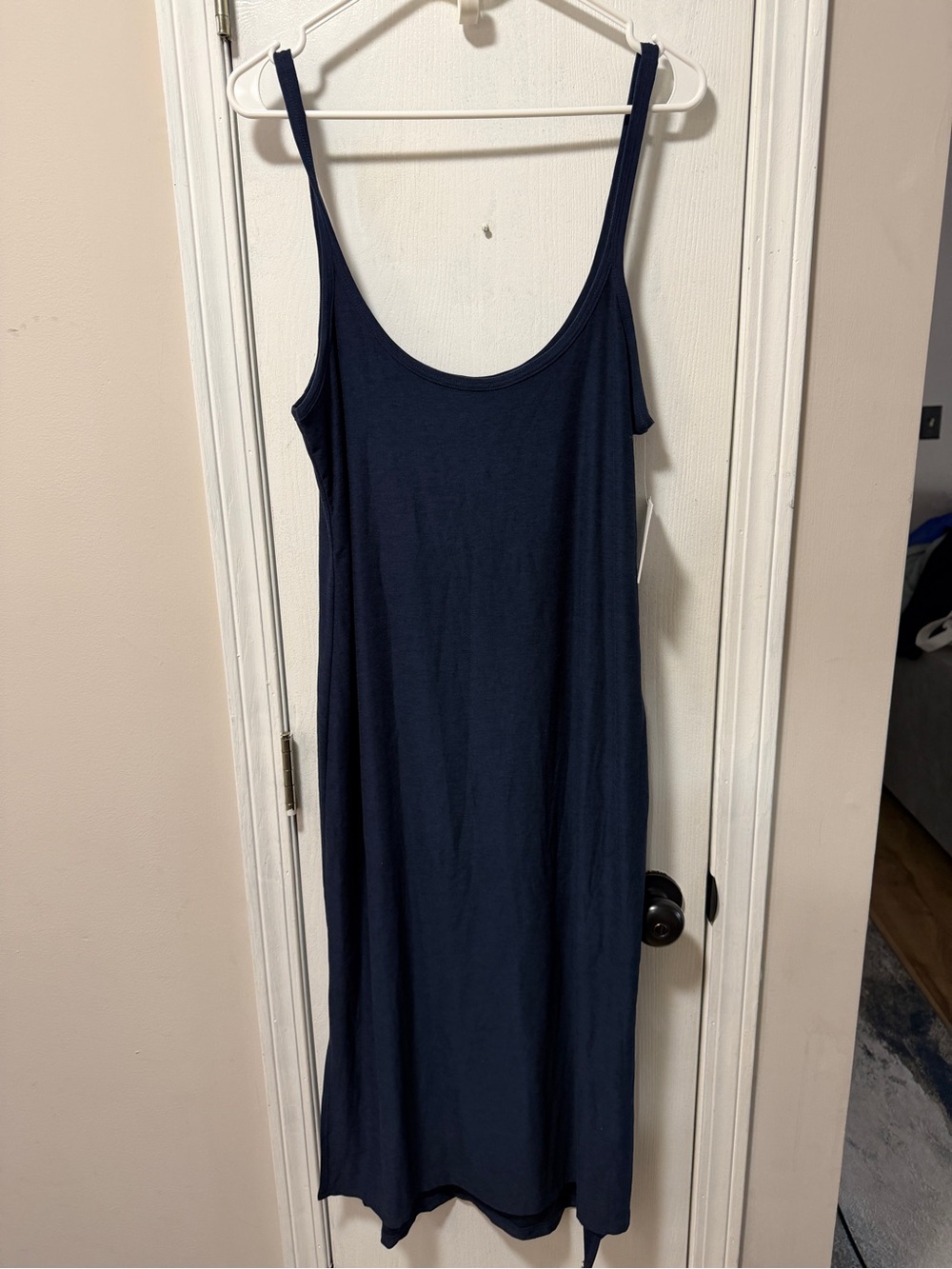 Beyond yoga Navy Blue Sleeveless Slip Dress